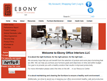 Tablet Screenshot of ebonyoffice.com